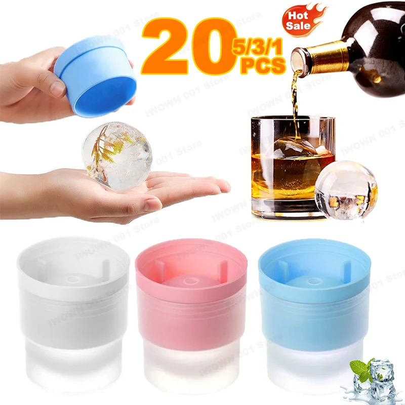 Ice Mold Sphere - Grote bolvormige siliconen mal, grote ijsblokjesmachine