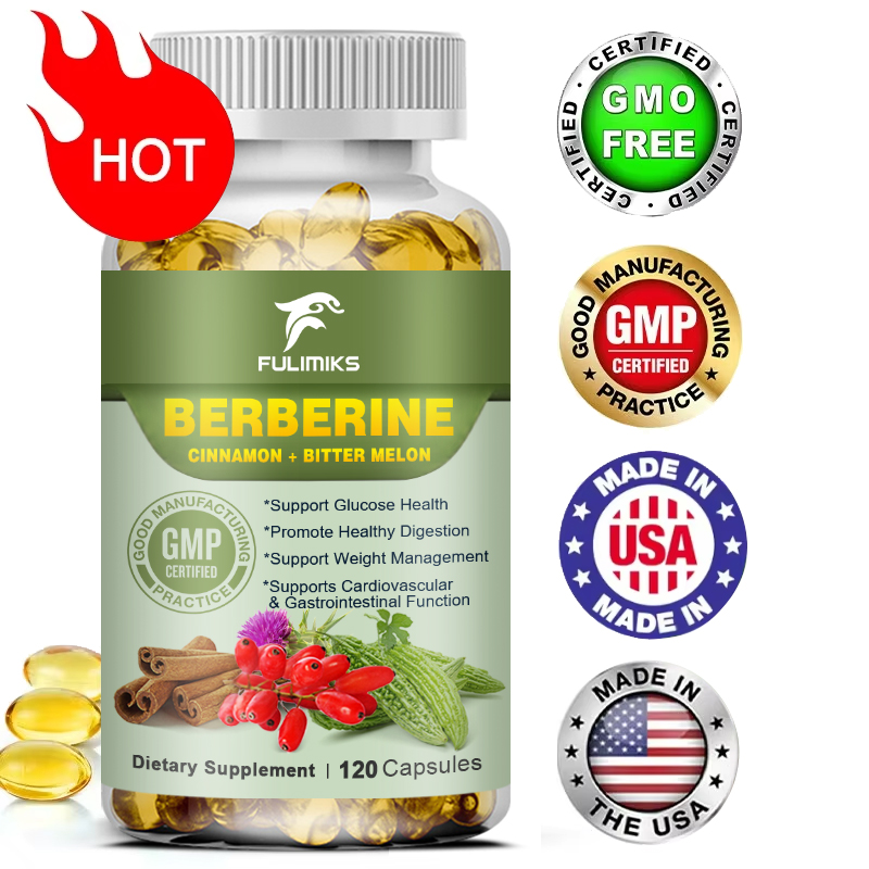 Bitters Bottle Set - Berberine-capsules + Ceylon-kaneel + bittere kalebas,