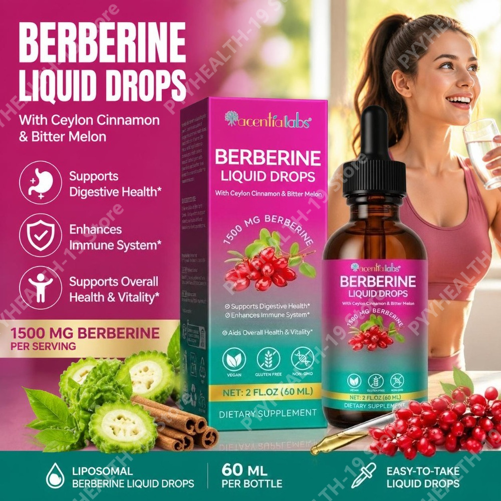 Bitters Bottle Set - Acentiallabs Berberine Vloeibare Druppels Ceylon Kaneel