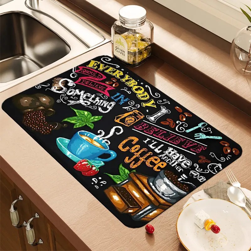 Creatieve Koffie Print Keuken  - Bar Mat Rubber recensie en prijs