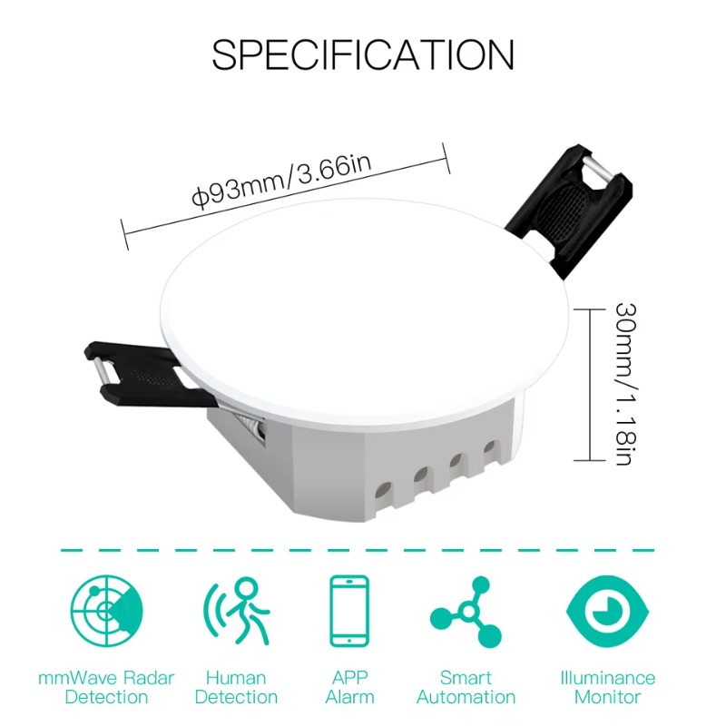 Tuya Smart 2-in-1 PIR Plafondh - Home Bar Android recensie en prijs