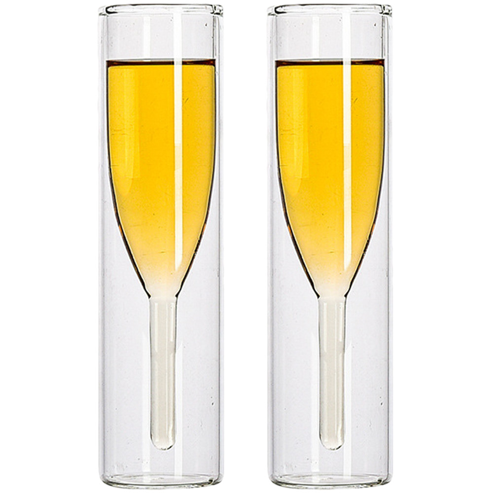 2-delige dubbelwandige glazen  - Home Bar Set recensie en prijs