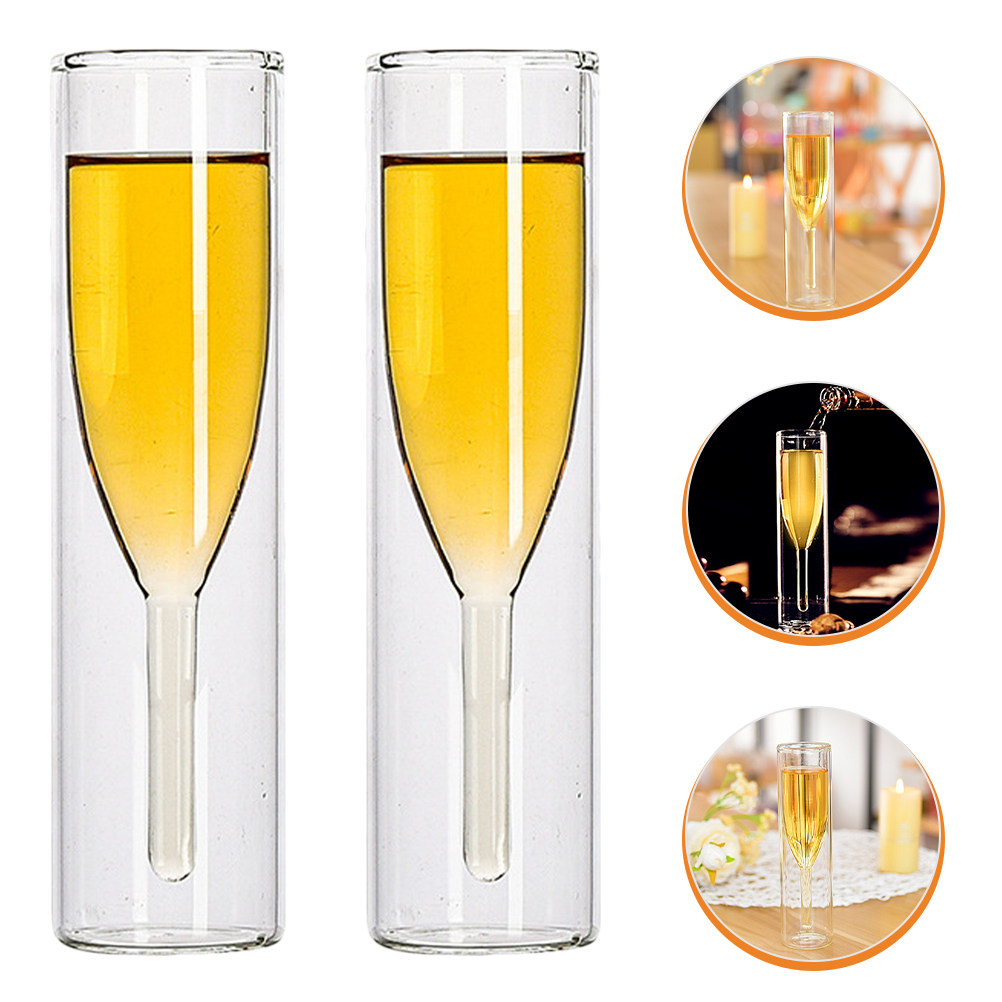 2-delige dubbelwandige glazen  - Home Bar Set recensie en prijs