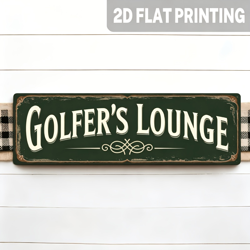 2D plat, 1 stuk, vintage golft - Home Bar Lounge recensie en prijs