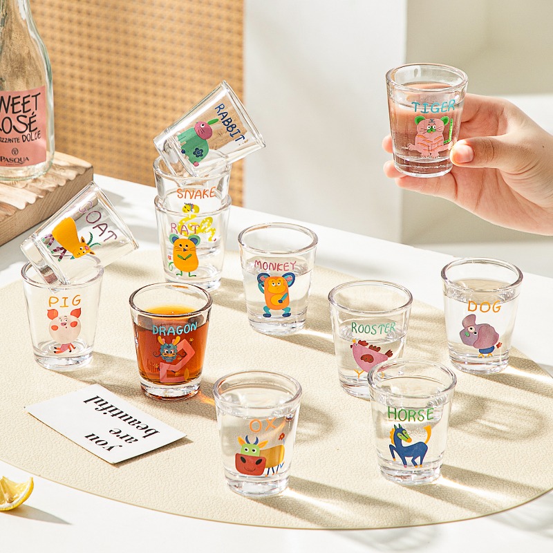 Set van 12 shotglazen, 50 ml,  - Home Bar Set recensie en prijs