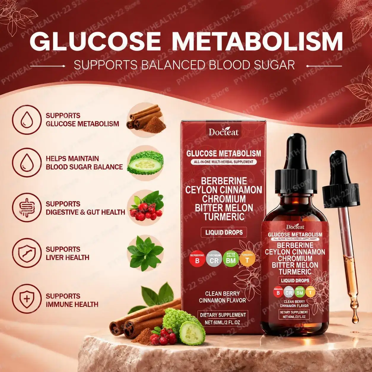 Glucosemetabolisme-drops, gezo - Bitters Bottle Set recensie en prijs